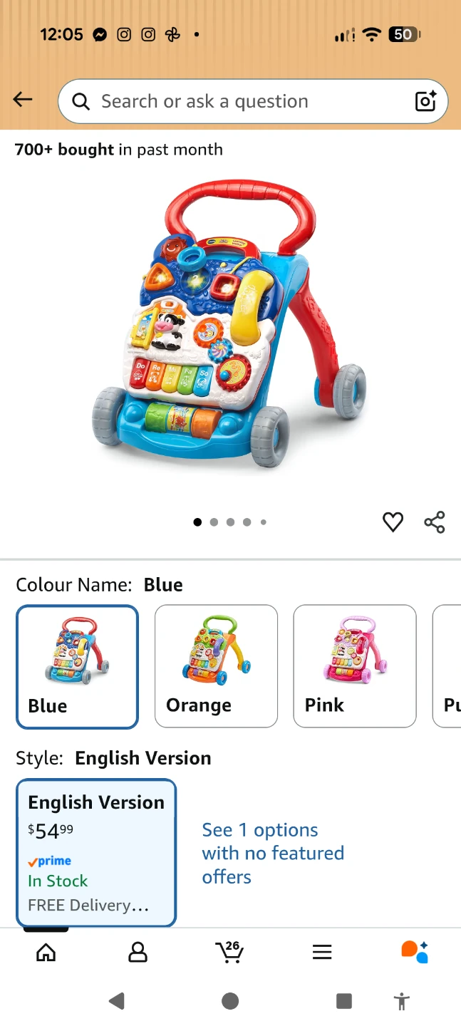 VTech Sit-to-Stand Learning Walker - photo 5
