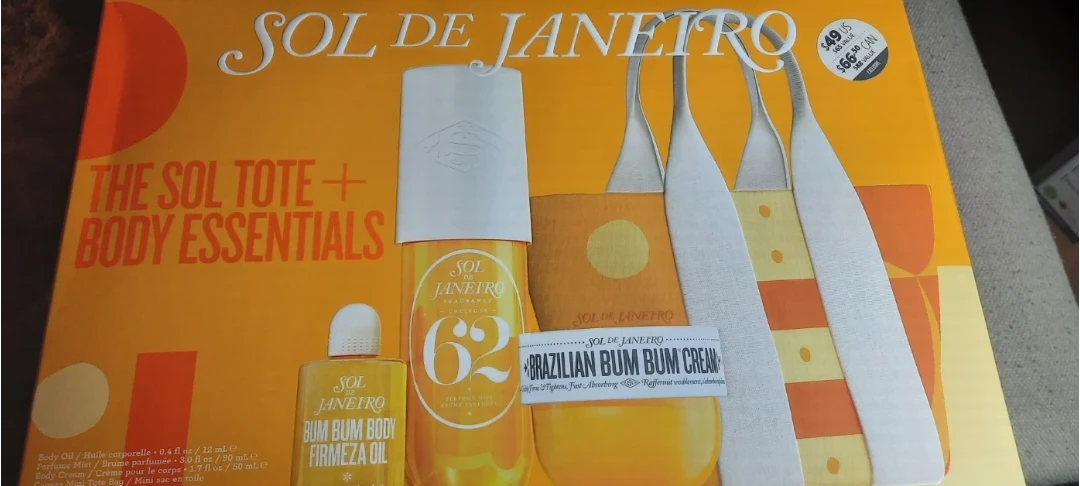 New Sol de Janeiro The Sol Tote + Body Essentials Set