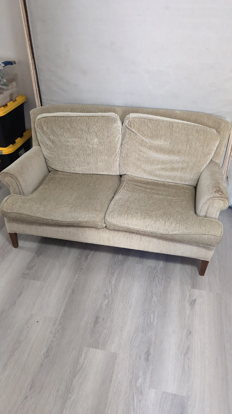 Light Brown Loveseat Sofa
