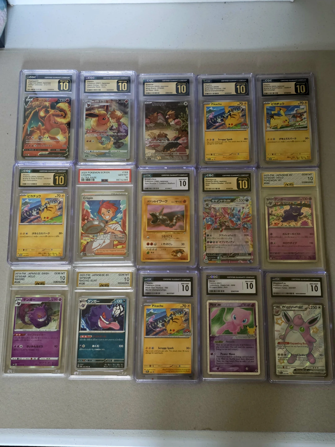 Various Graded Pokemon Cards