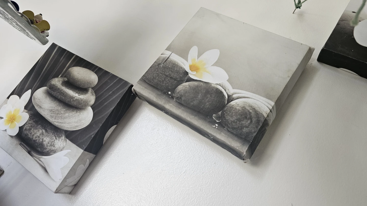 Zen Stone and Flower Canvas Art Prints - photo 3