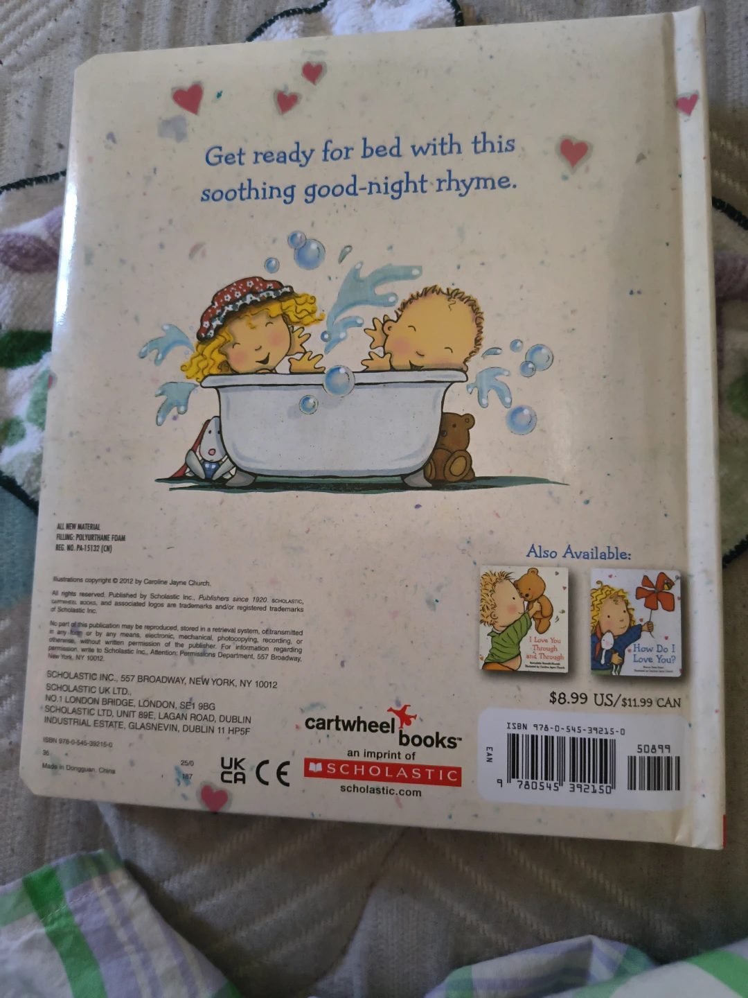 Good Night, I Love You Board Book by Caroline Jayne Church - photo 2