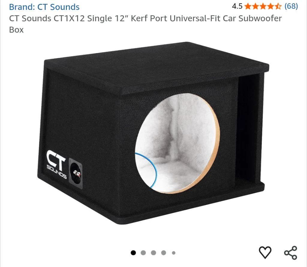 12" 500W RMS Ported Subwoofer - photo 2