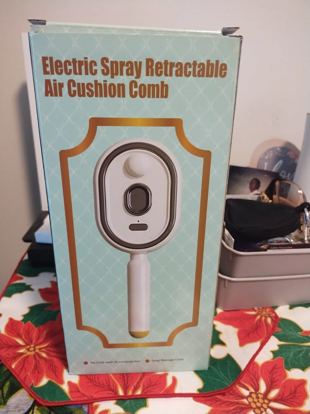 Electric Spray Retractable Air Cushion Comb