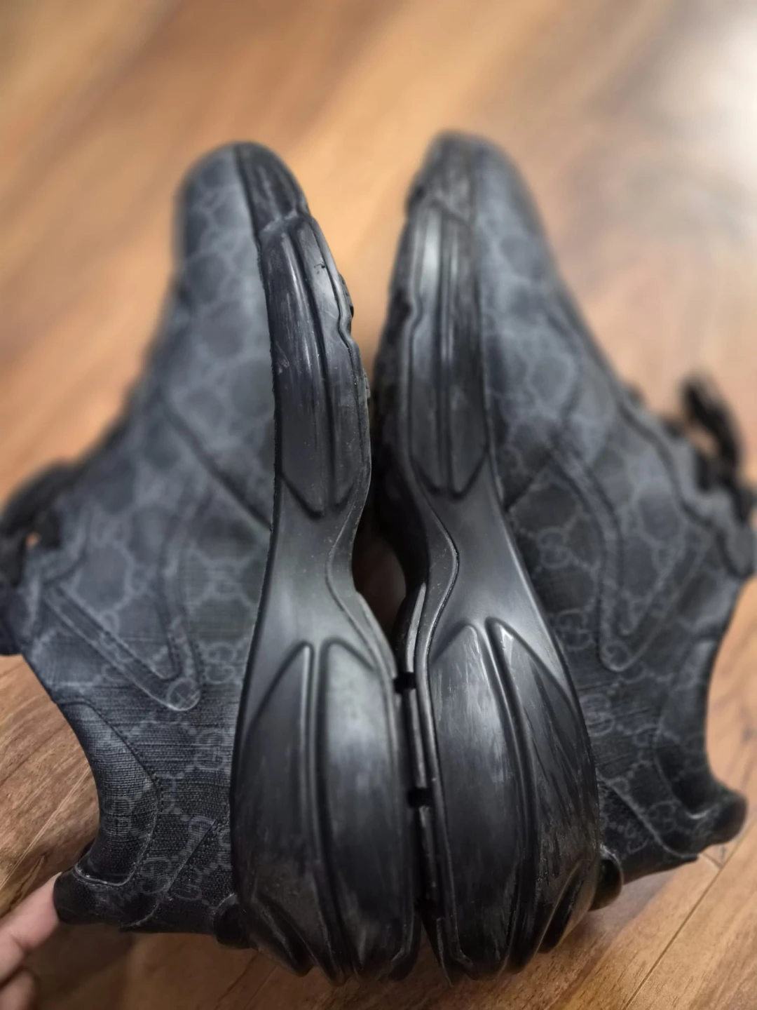 Gucci Rhyton Shoes Black Size 11.5 - photo 3