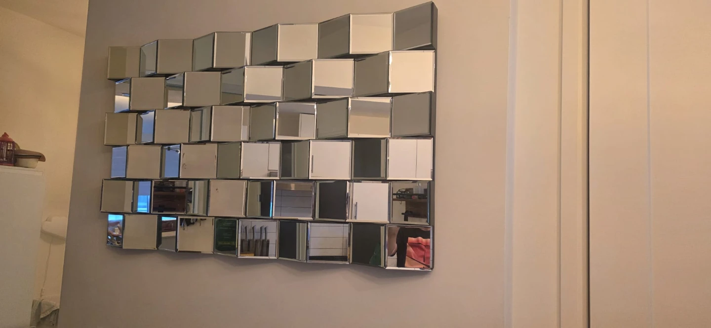 3D Mirrored Wall Art