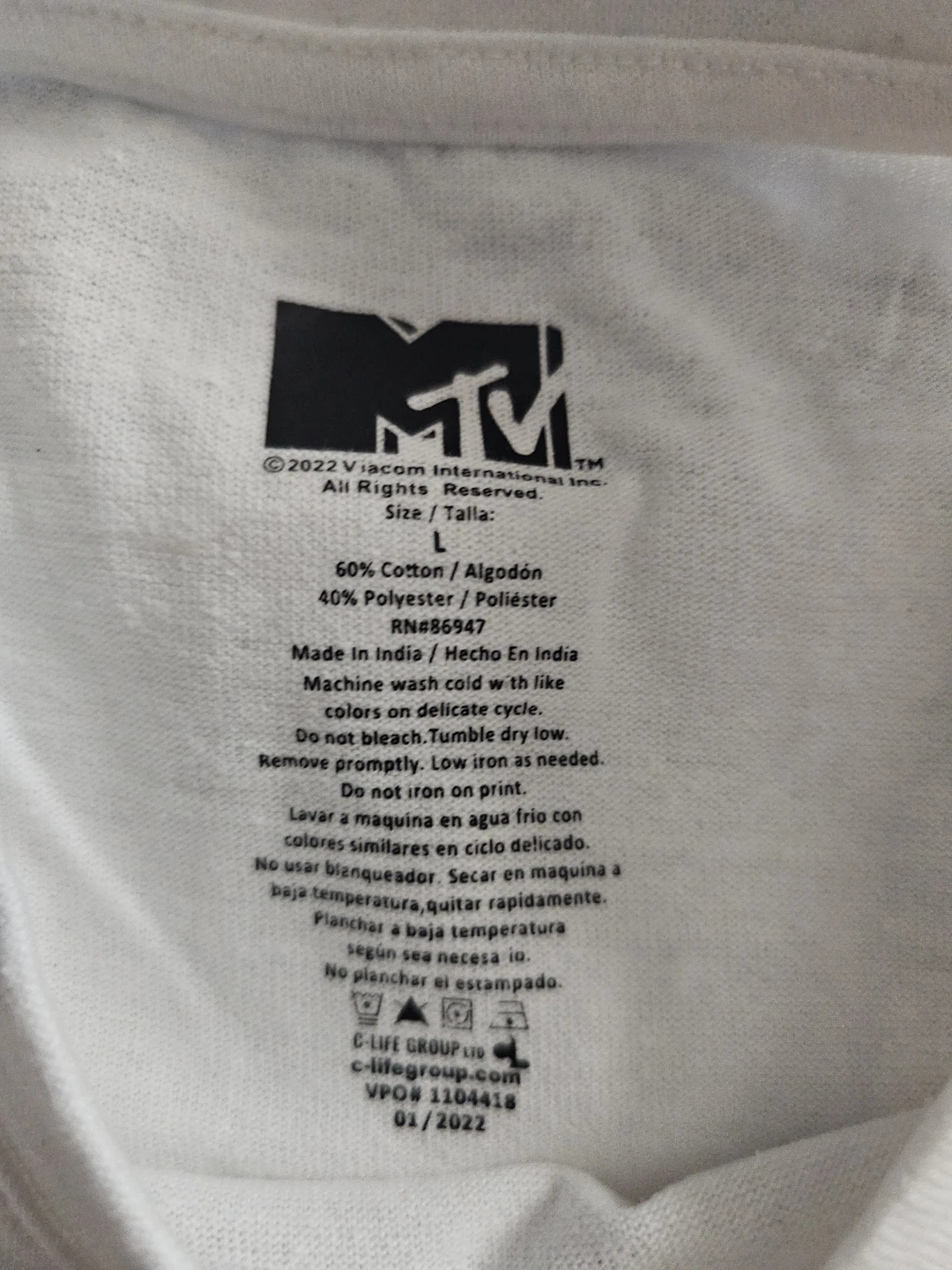 NEW VINTAGE MTV TSHIRT Size Large - photo 2