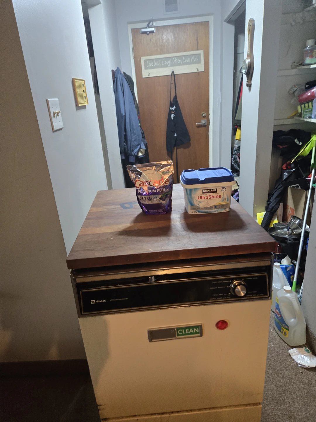 Maytag Dishwasher with Wood Top - photo 2