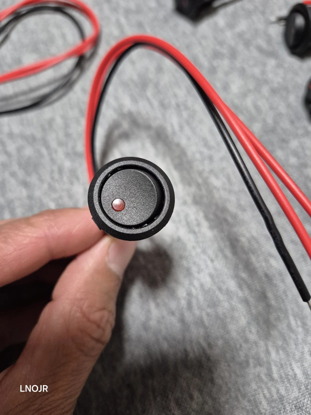 20A 12V DC Rocker Switch with Wires - photo 3
