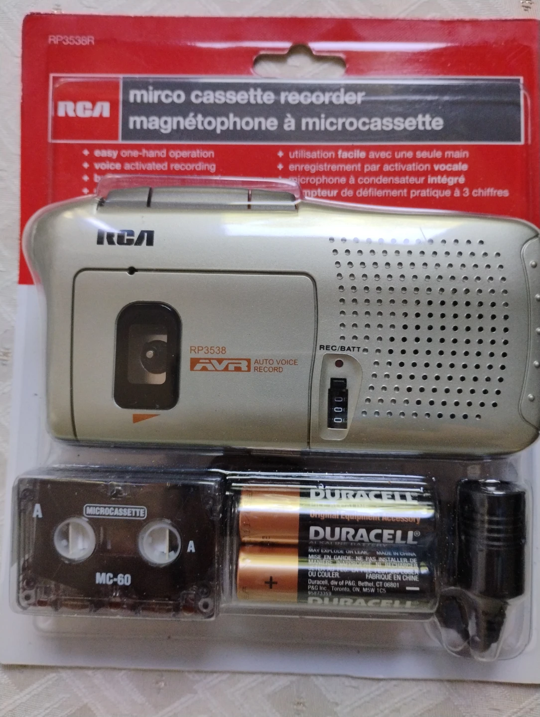 RCA micro cassette recorder - photo 2
