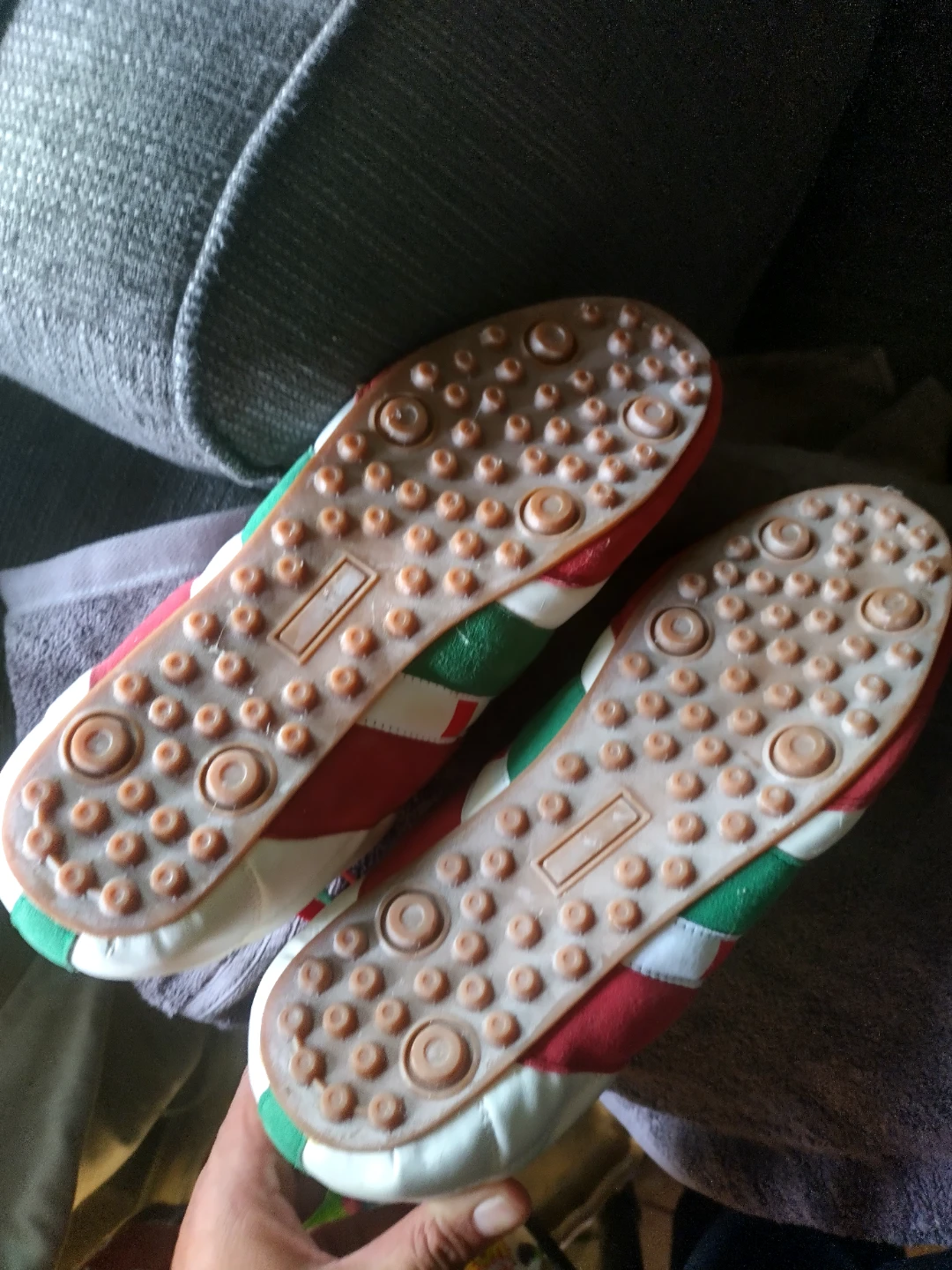 Bha-ka white red green sneakers Mexico Colors Soccer ⚽ Shoes Gym - photo 3