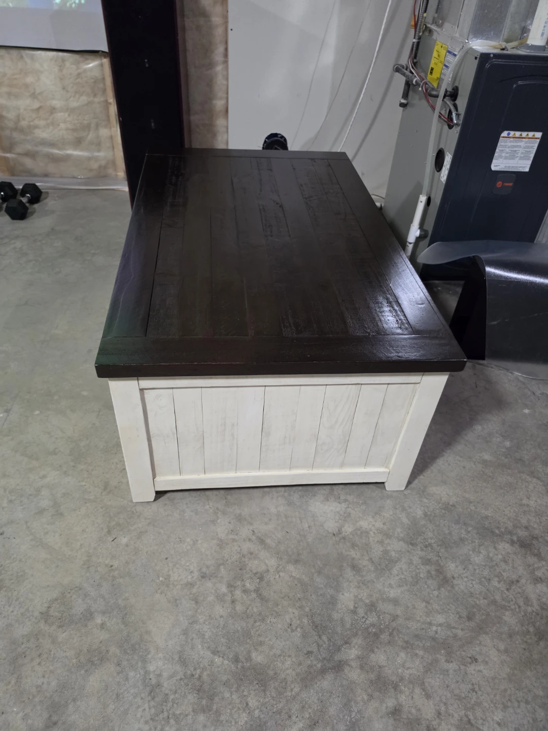 Madison 50" Coffee Table - White Wood - photo 3