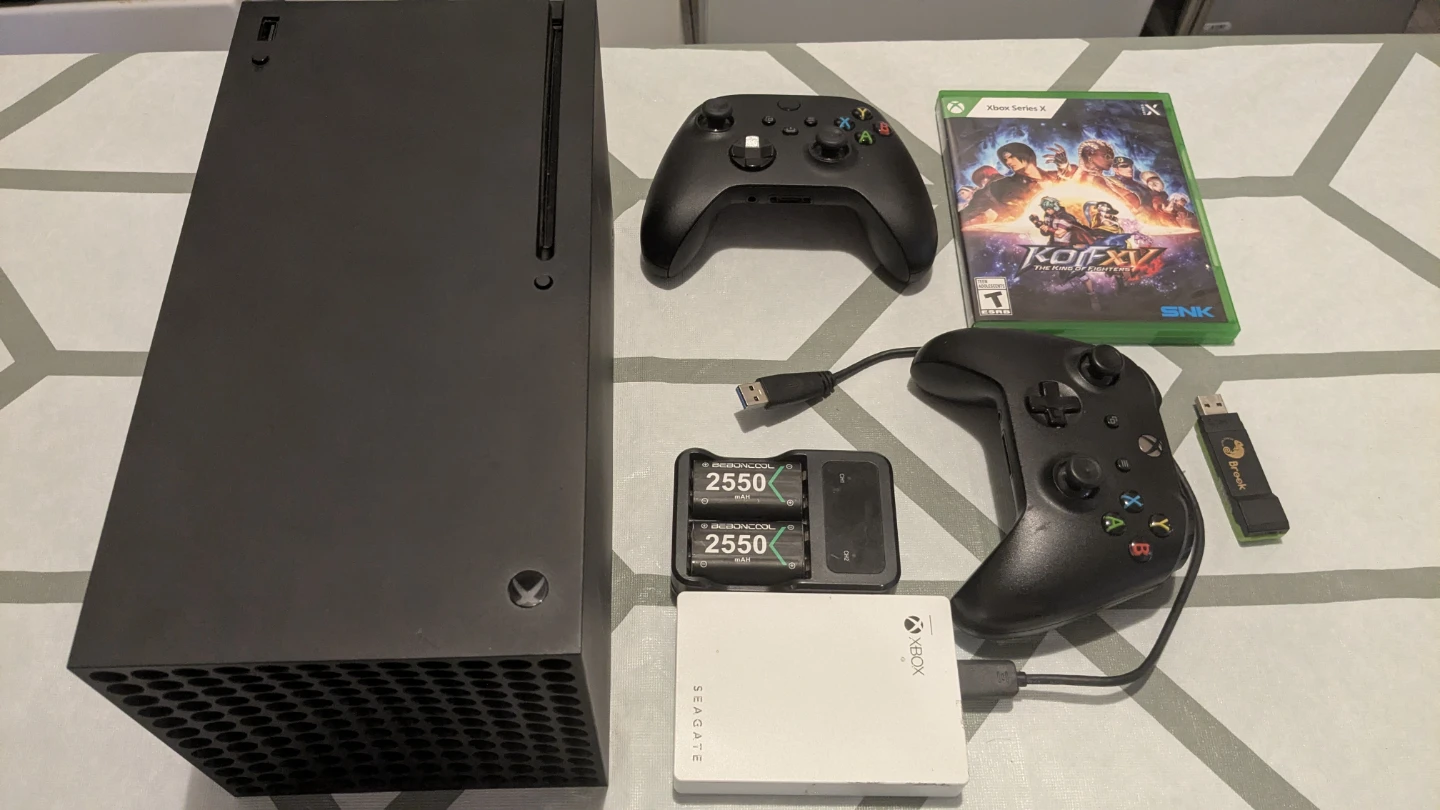 Xbox Series X Console Bundle with Controllers and Game
