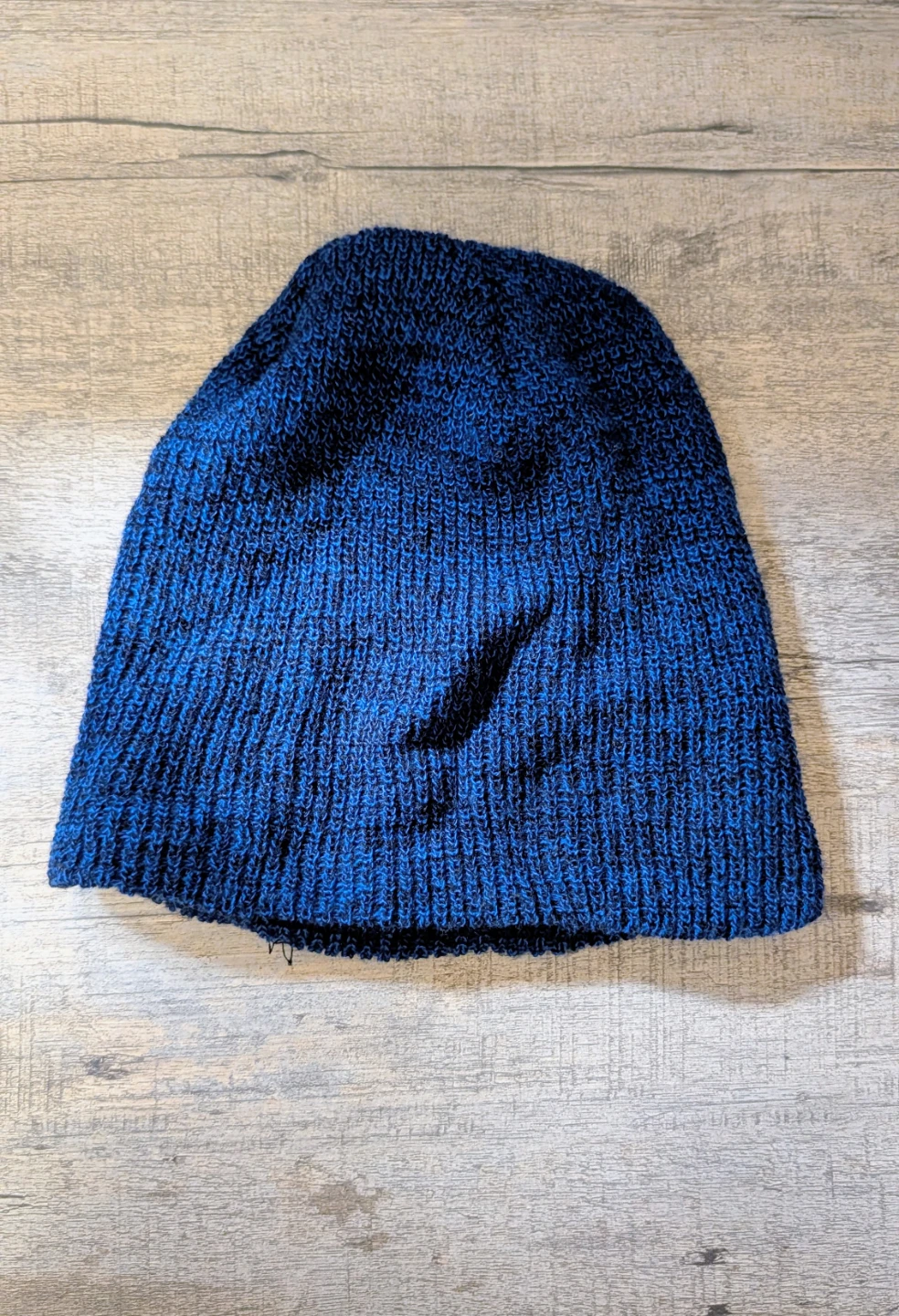 Blue Knit Beanie Toque