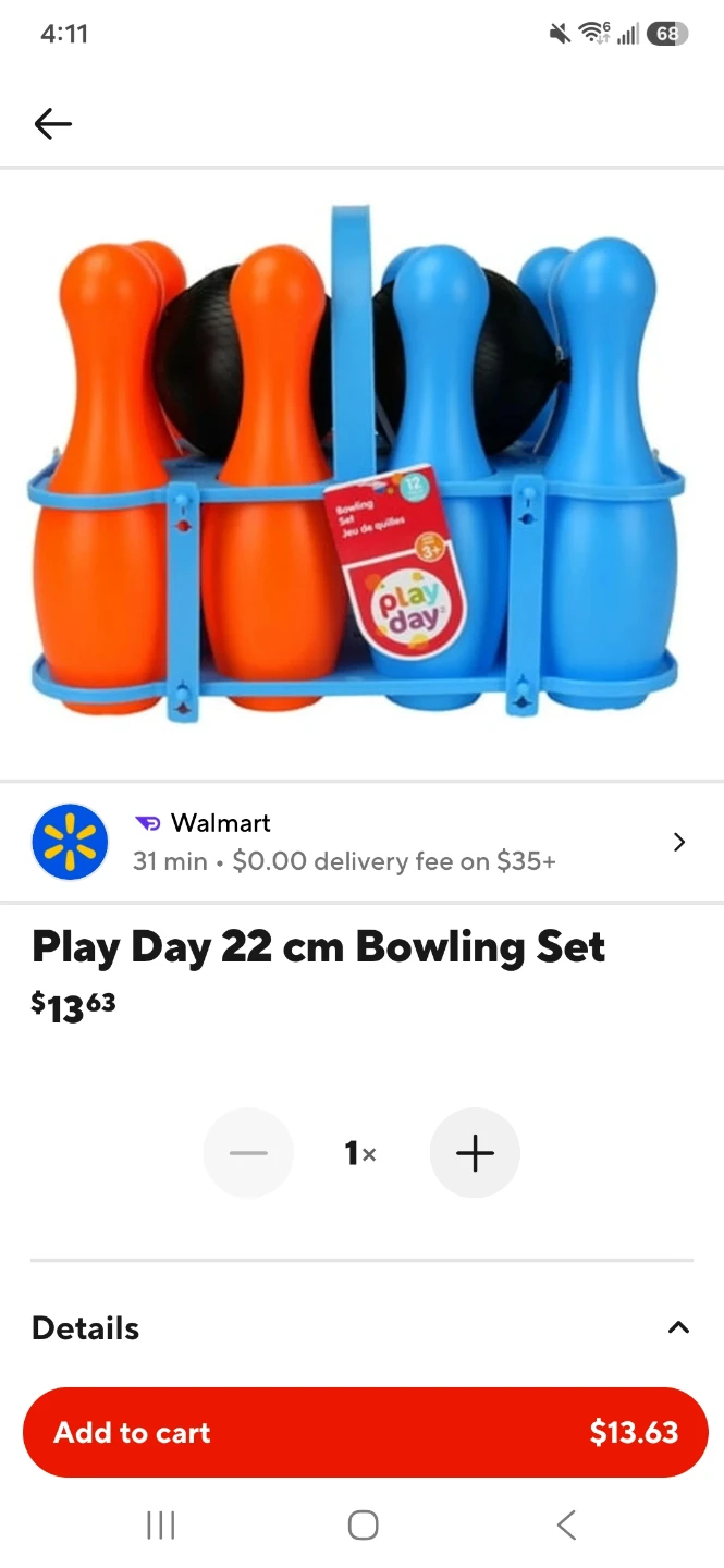 Plastic Bowling Game for Kids - photo 2