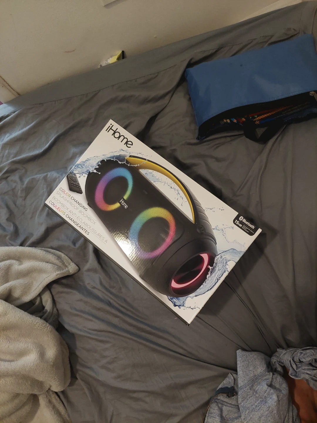 iHome Color Changing Splashproof Boombox