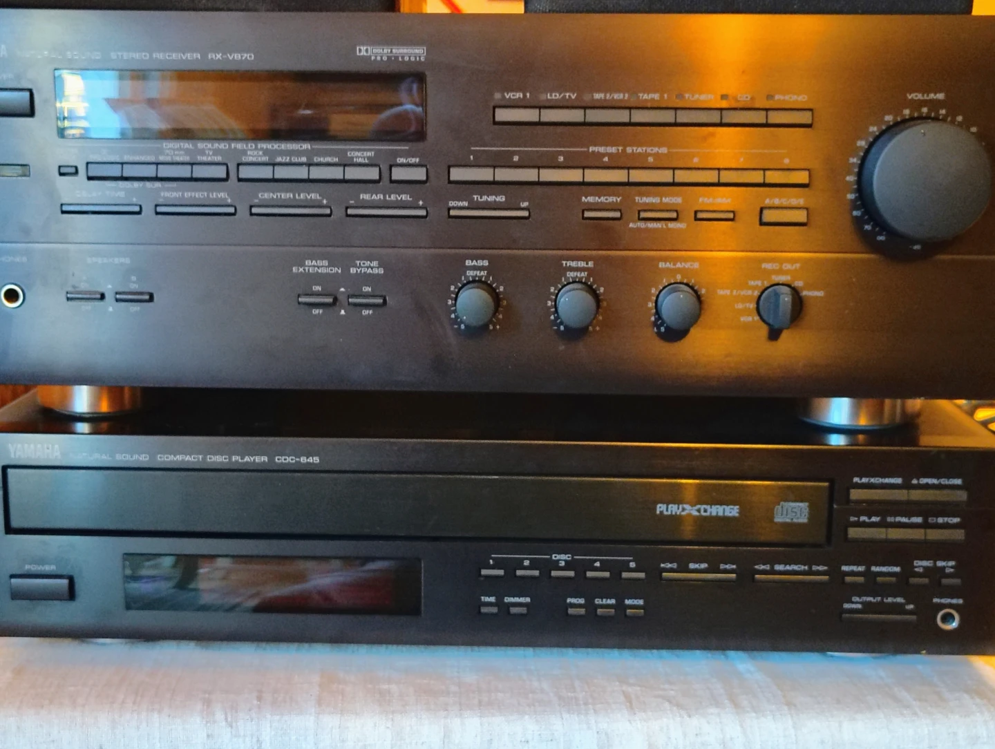Yamaha RX-V970 Stereo Receiver and CDC-645 CD Player - photo 4