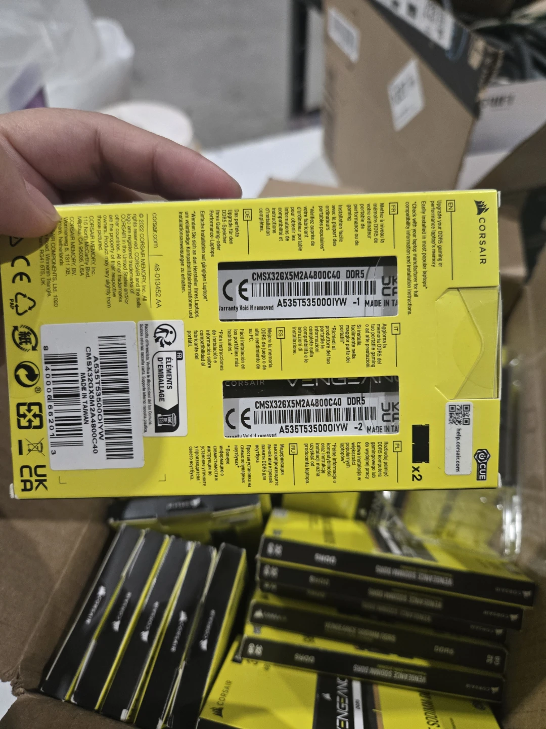 Corsair Vengeance DDR5 RAM 32GB (2x16GB)