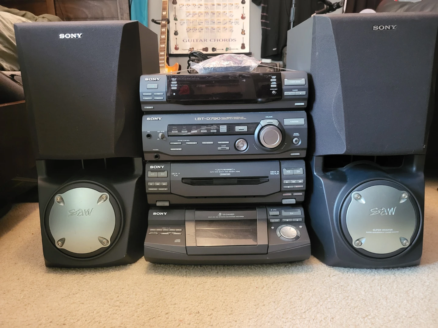 Sony LBT-D790 Hi-fi Stereo System with a pair of subwoofers - photo 5