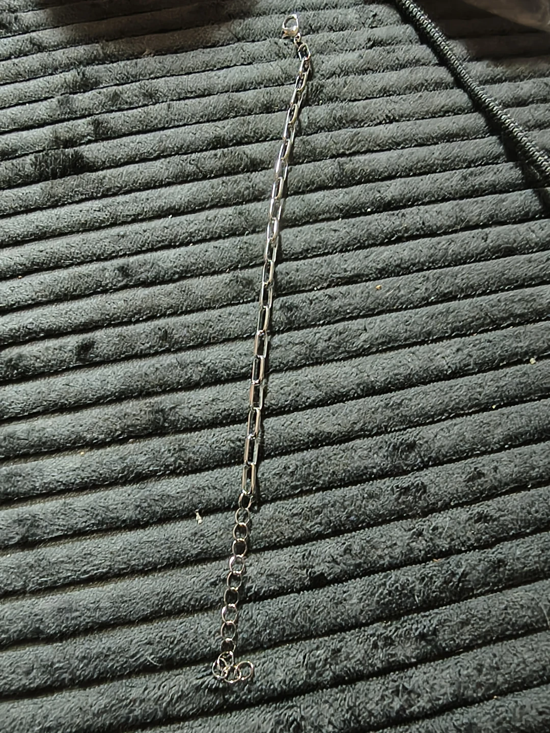 Silver-tone chain bracelet