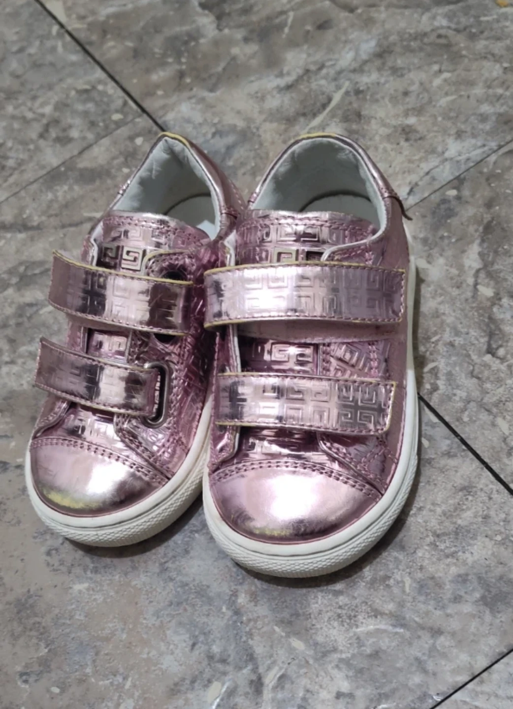 Kids' Pink Metallic Givenchy Sneakers