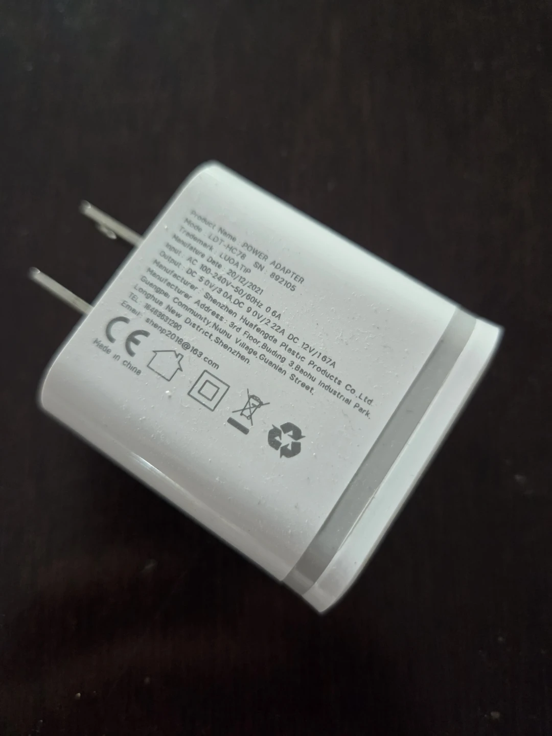 Power Adapter USB-C Charger