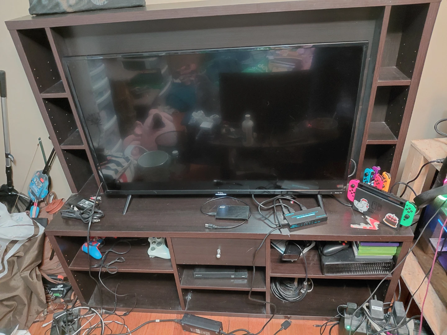 Large Hardwood TV Stand(TV NOT INCLUDED) - photo 3