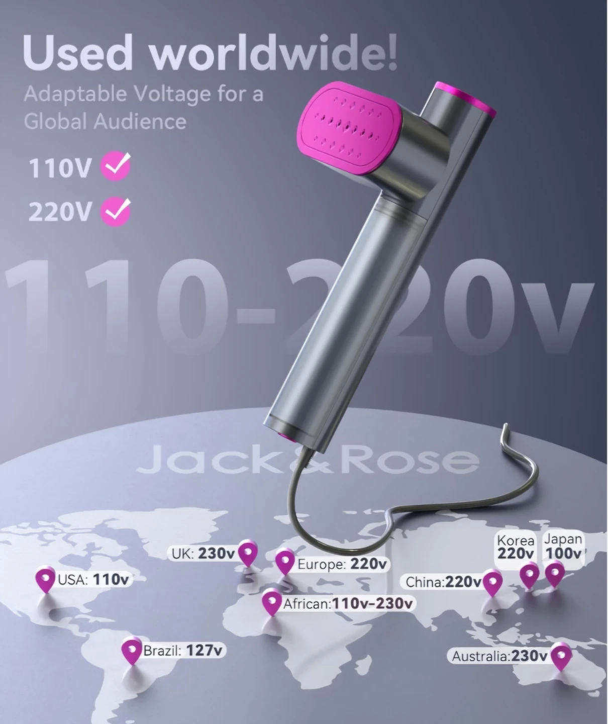 Jack & Rose Portable Steamer for Clothes - photo 3