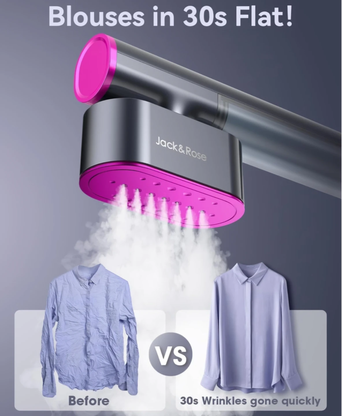 Jack & Rose Portable Steamer for Clothes - photo 5