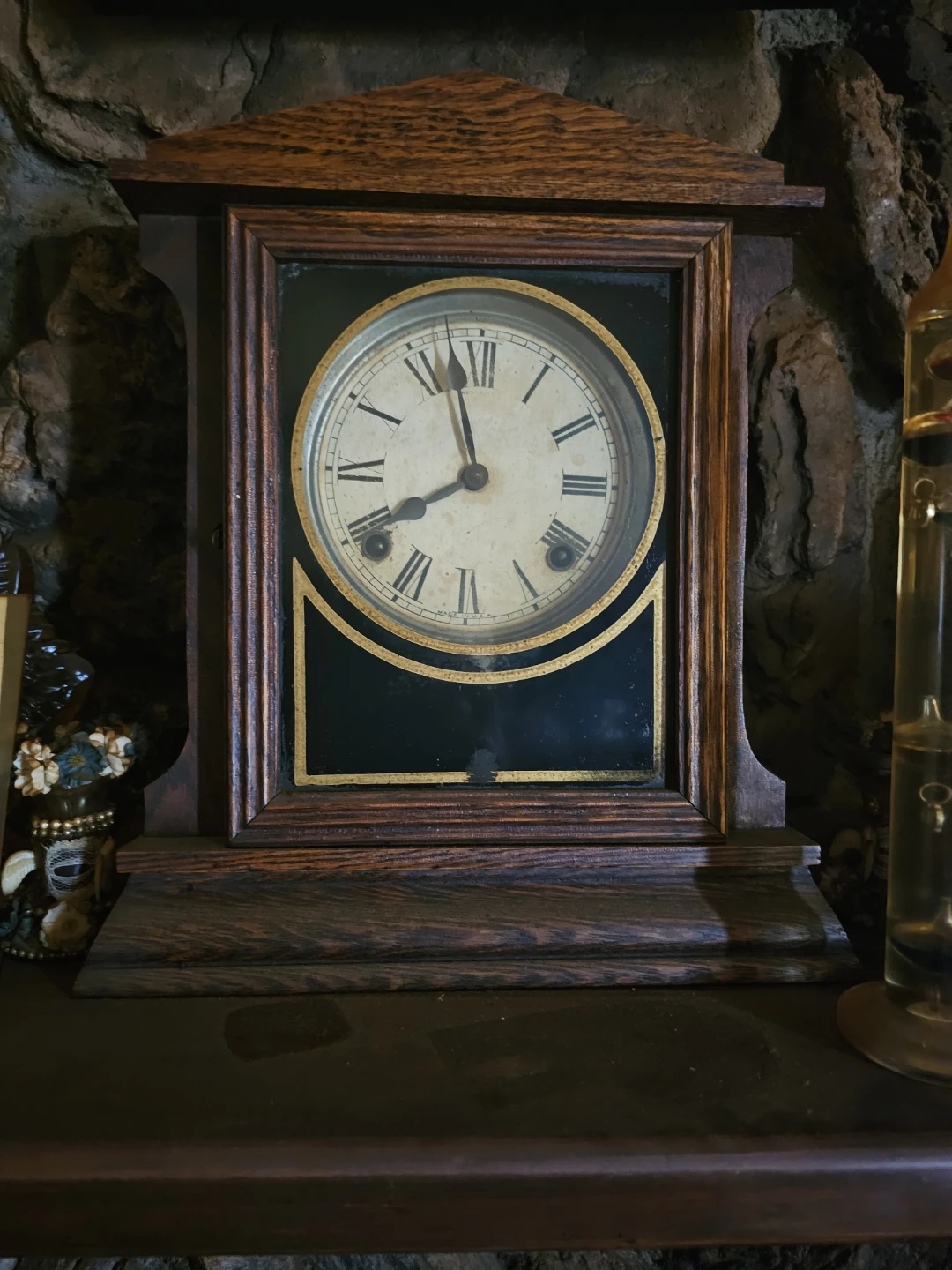Sessions Eight Day Half Hour Strike Mantle Clock