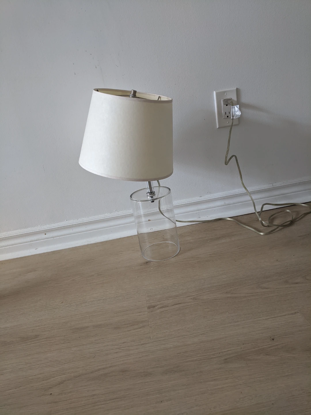 Modern Tilted neck  Lamp with Glass Base - photo 2