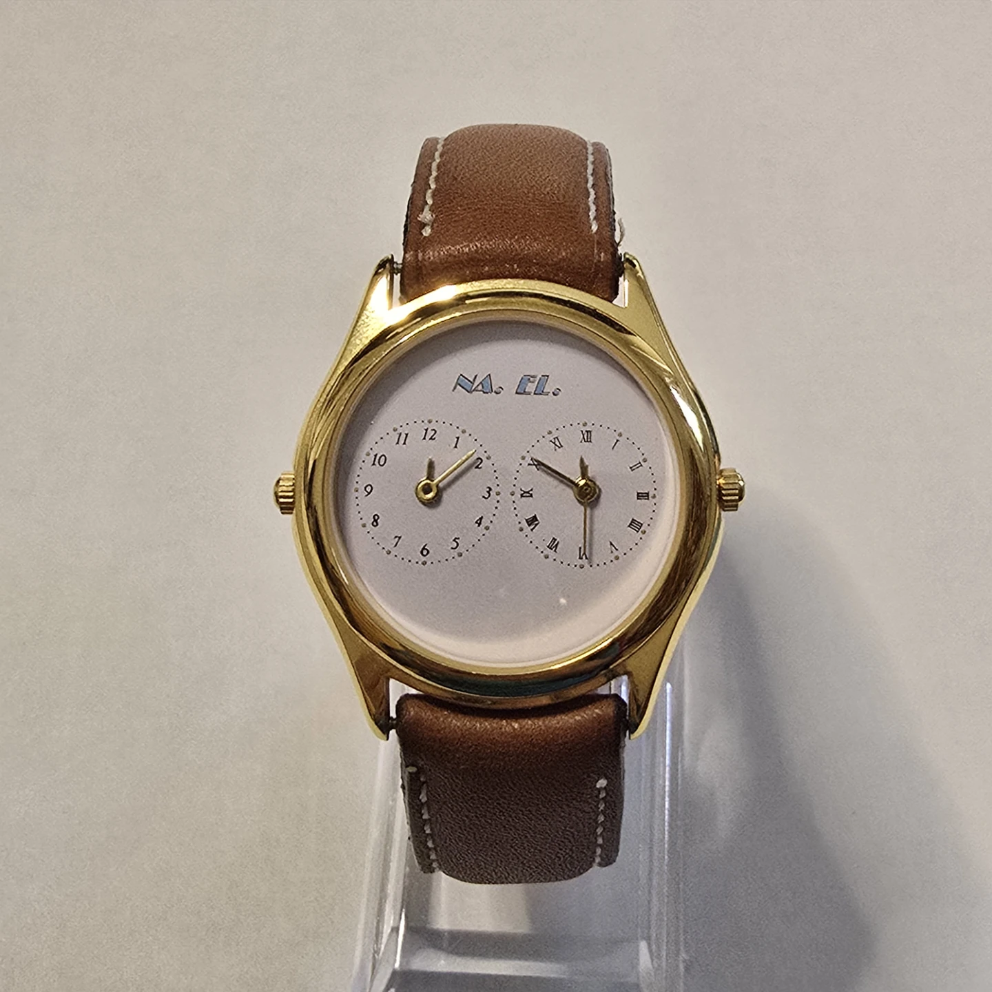 Dual timezone Quartz Watch 33mm diameter
