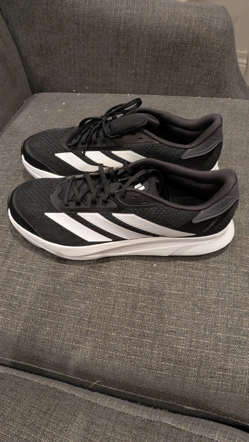 Adidas Duramo SL Running Shoes Black/White Size 14M - photo 3