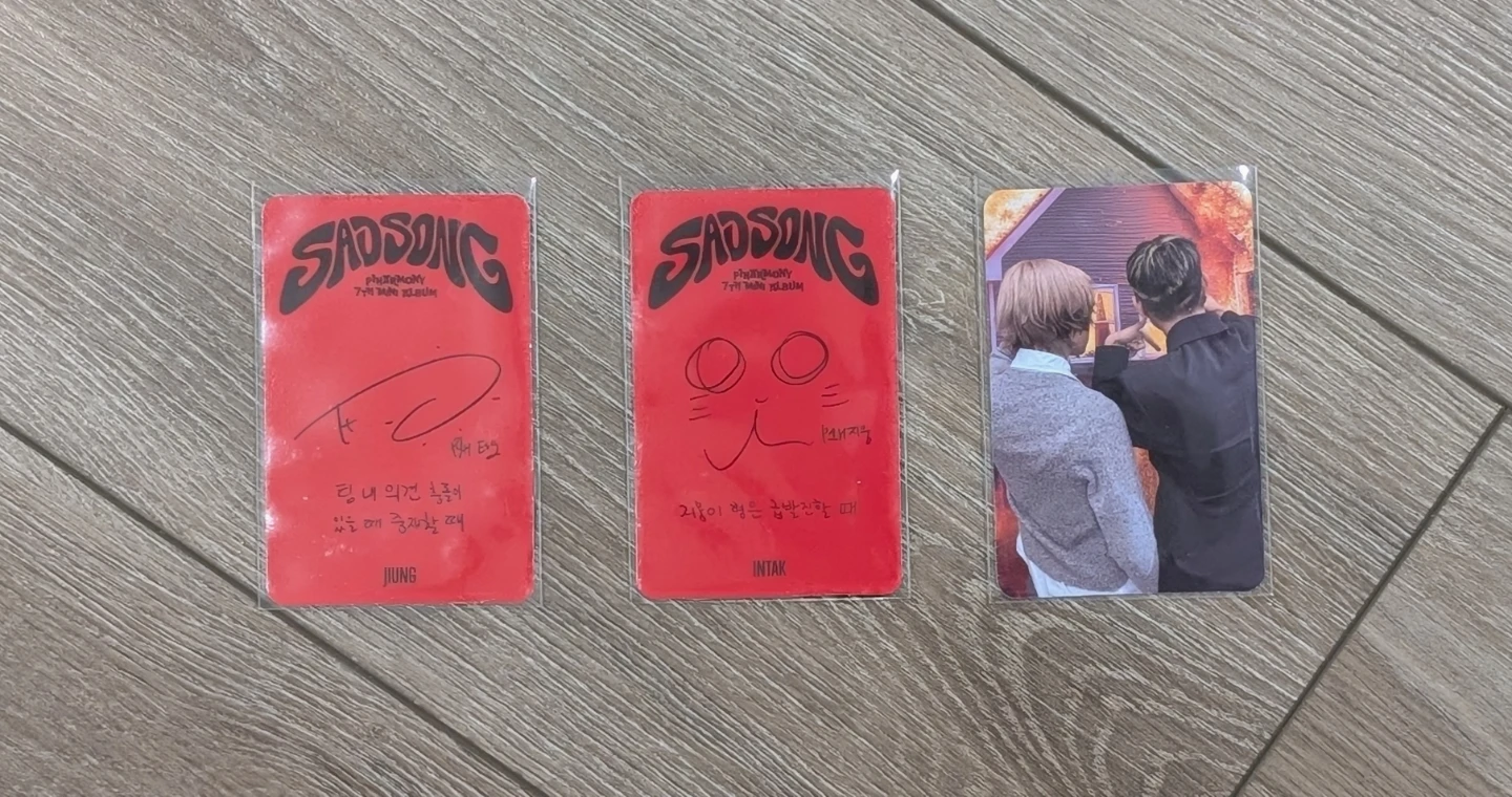 P1Harmony Sad Song Photocards - photo 2