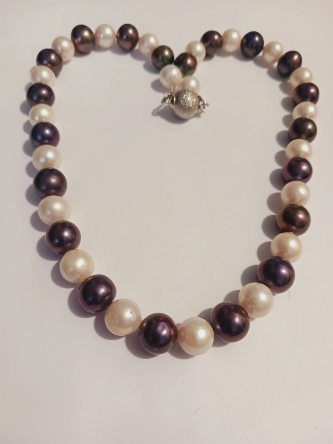 18K Gold Plated Clasp Genuine Freshwater Pearl Necklace
