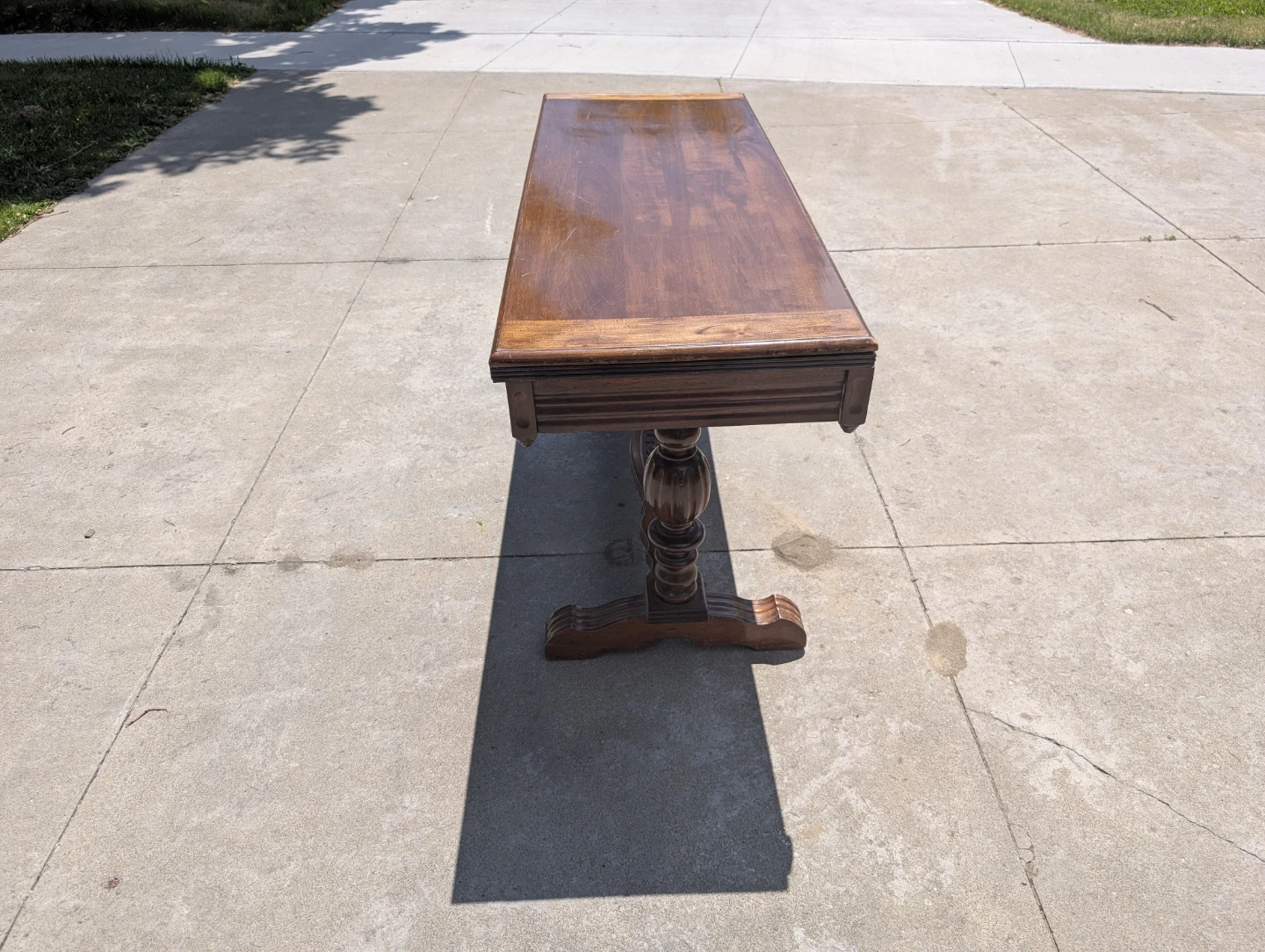 Wooden Drop Leaf Table - photo 2