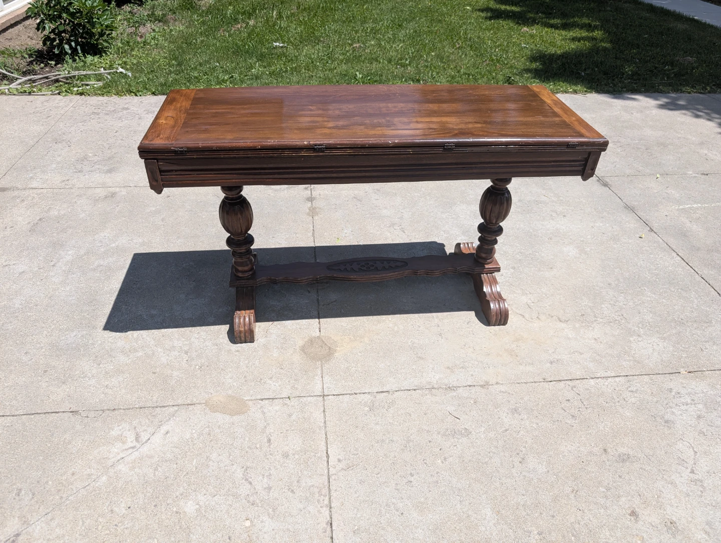 Wooden Drop Leaf Table - photo 3