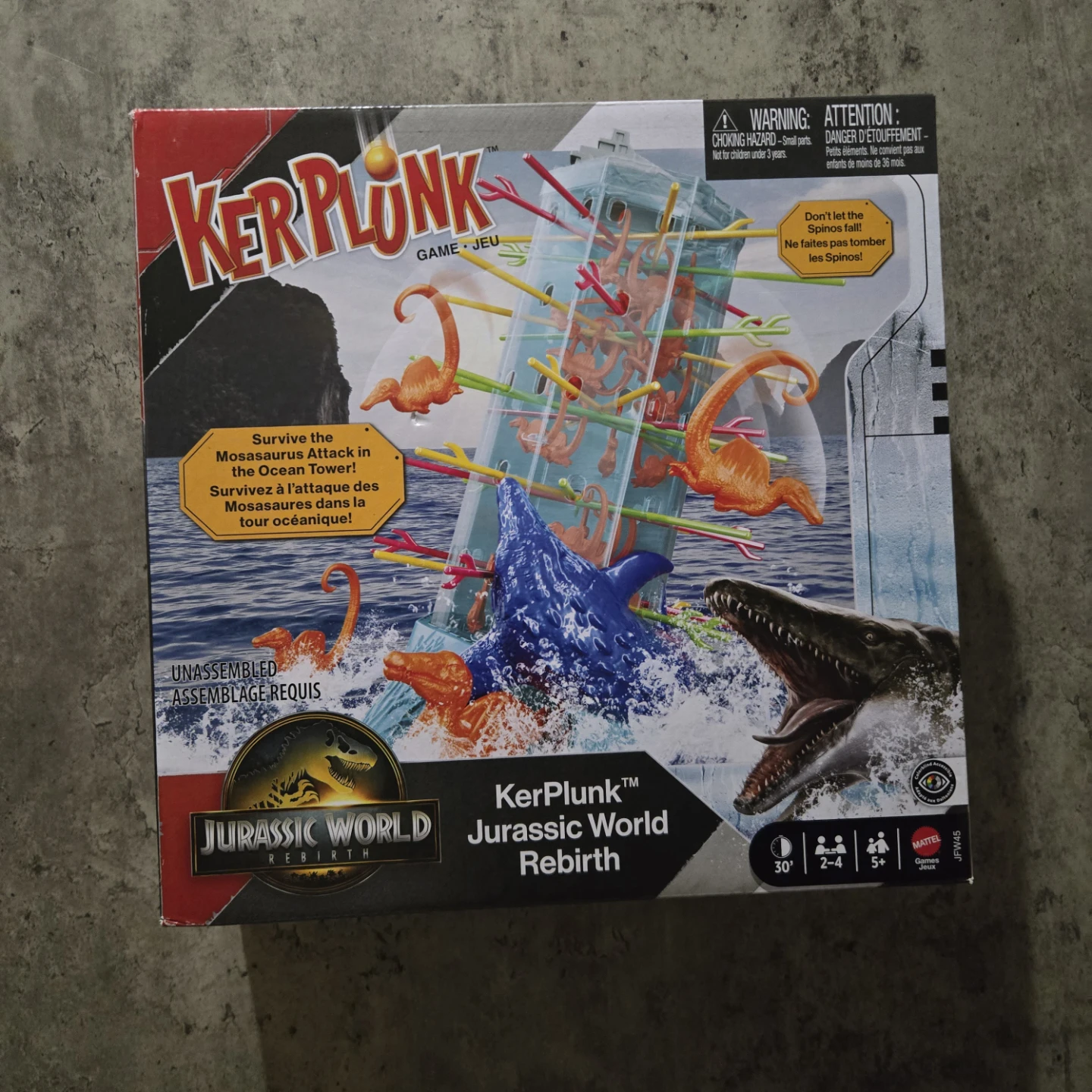 Mattel KerPlunk Jurassic World Rebirth Game