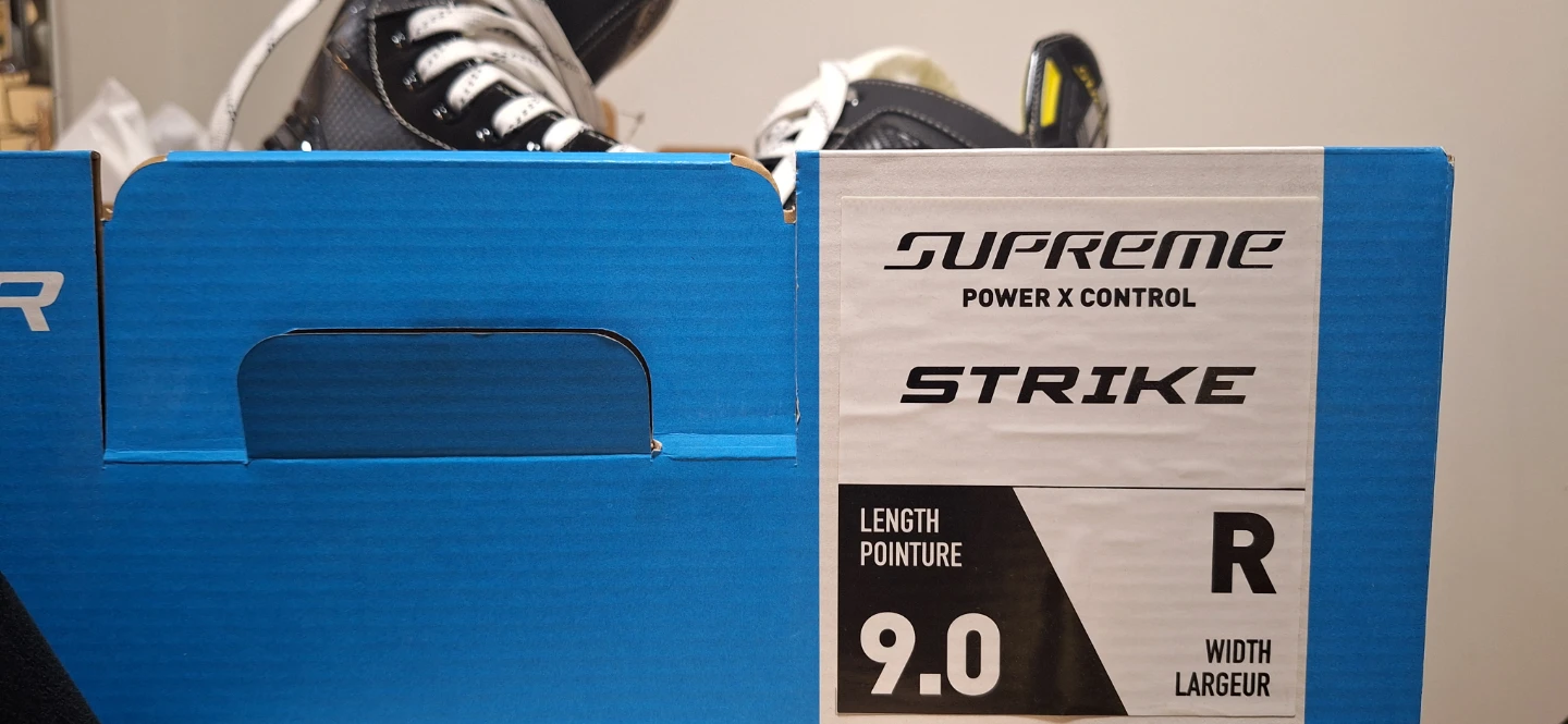 Bauer Supreme Strike Hockey Skates Size 9.0 R - photo 3