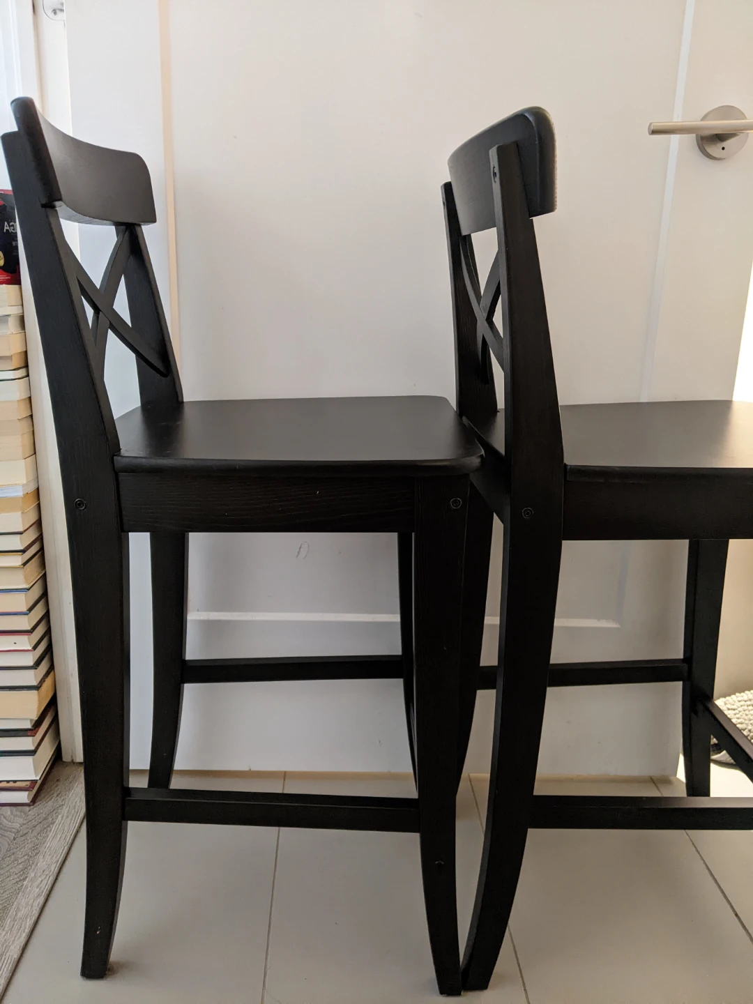 $60 for set of 2 IKEA INGOLF Bar Stools - photo 2