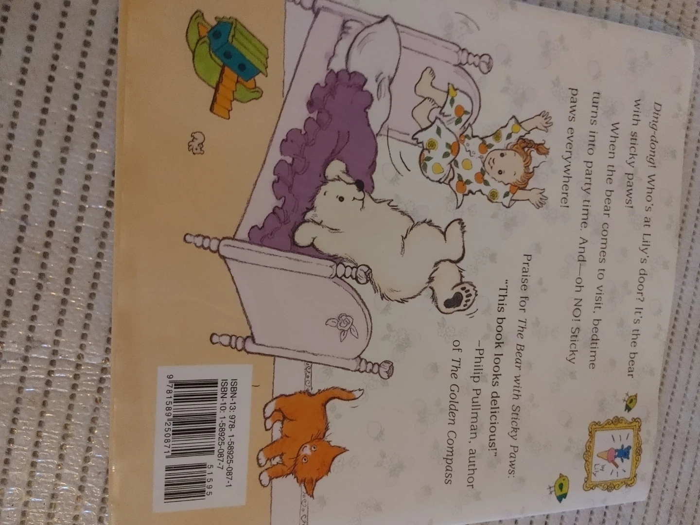 The Bear with Sticky Paws Won't Go to Bed Children's Book - photo 2