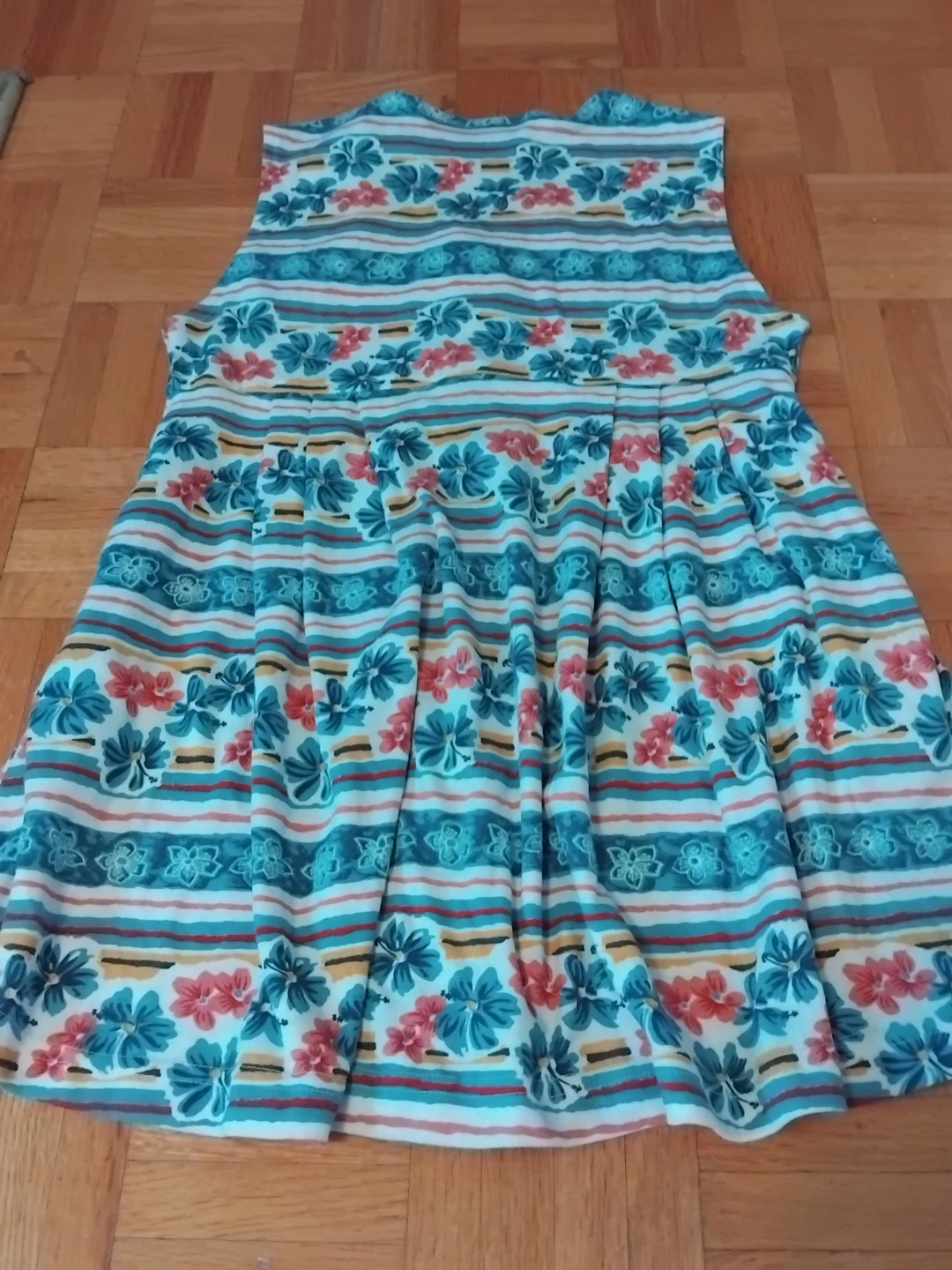 Girls Floral Striped Dress - photo 3