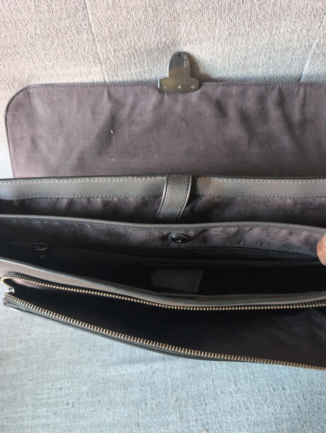 Coach Leather Messenger Bag - photo 2