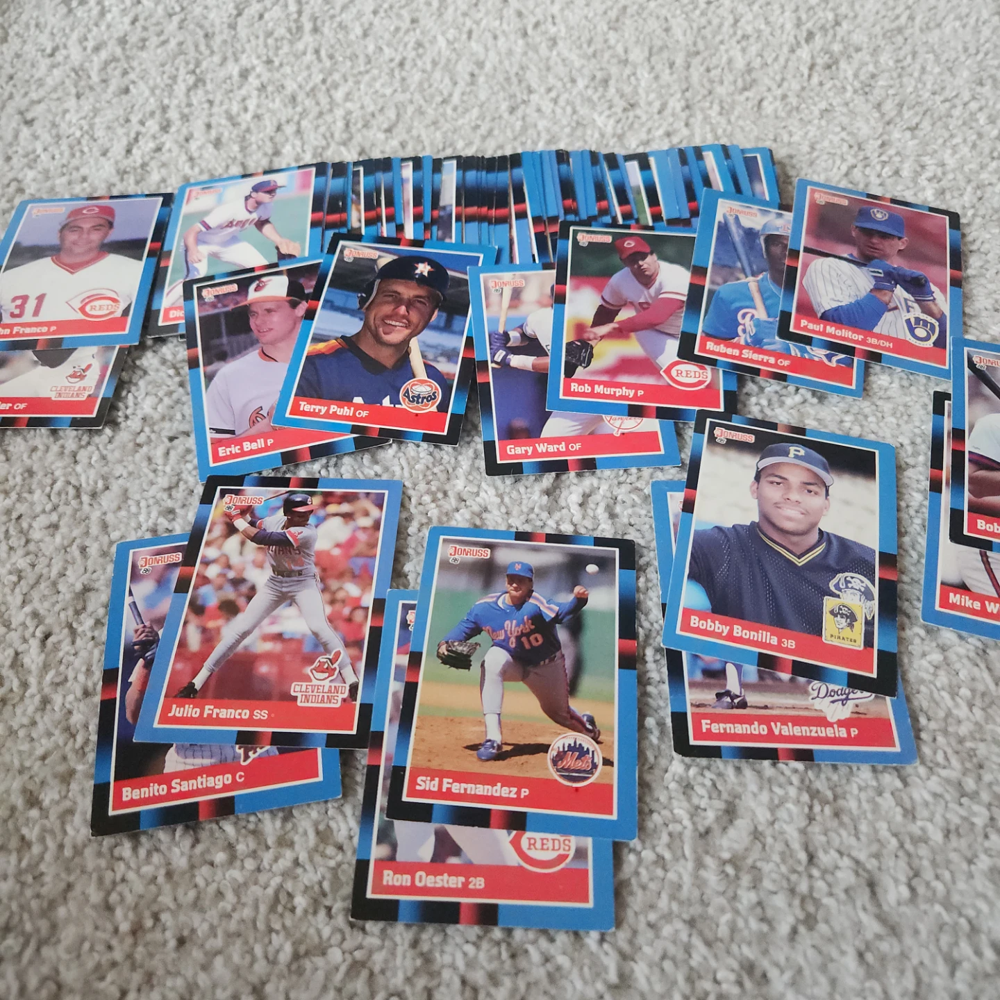 1988 Donruss Baseball Card Lot of 80 players - photo 5