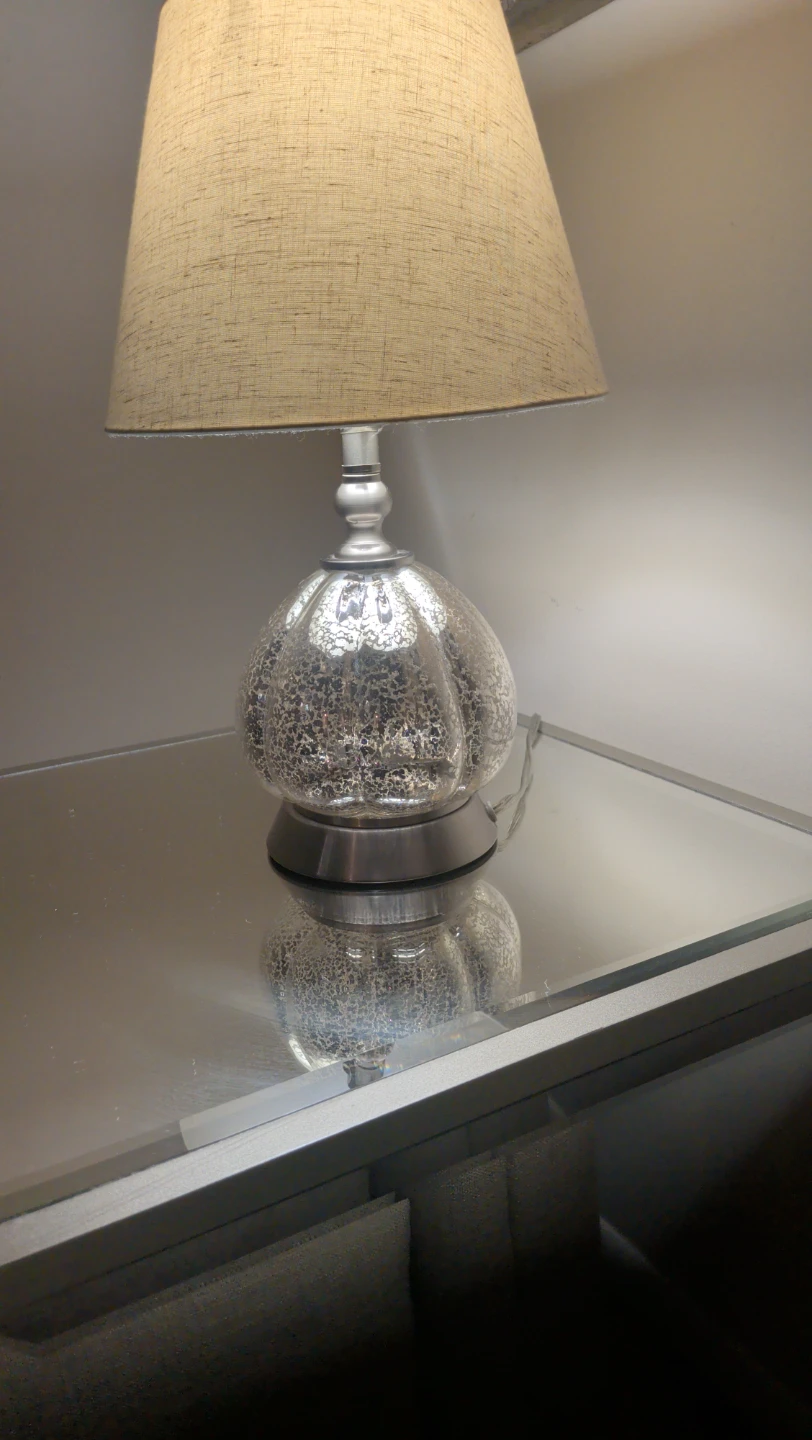 Glass Accent Table Lamp