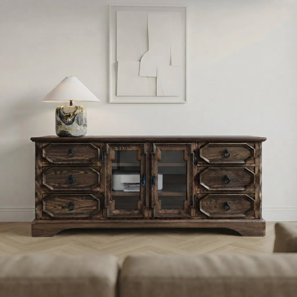 RH RESTORATION HARDWARE Bohemian Oak Credenza