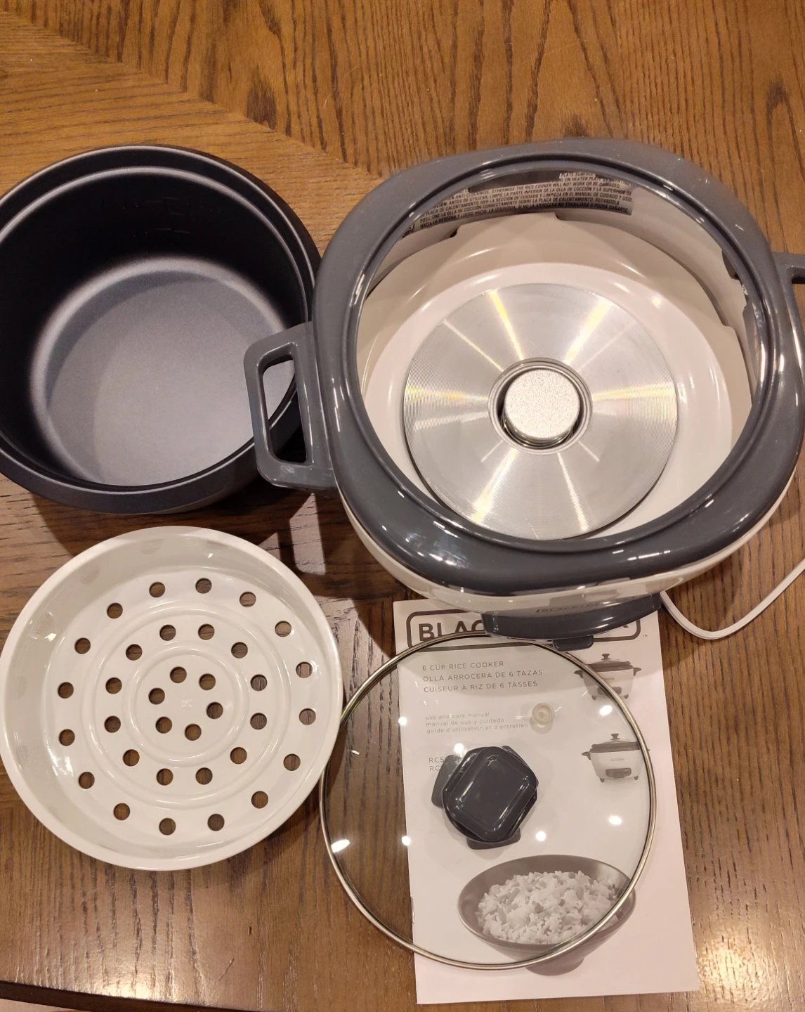 BLACK+DECKER 6-Cup Rice Cooker - photo 4
