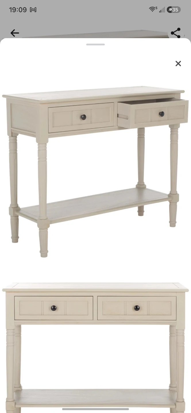 Console Table with Two Drawers - photo 3