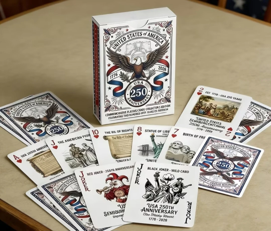 USA 250th Anniversary Commemorative Playing Cards - photo 2