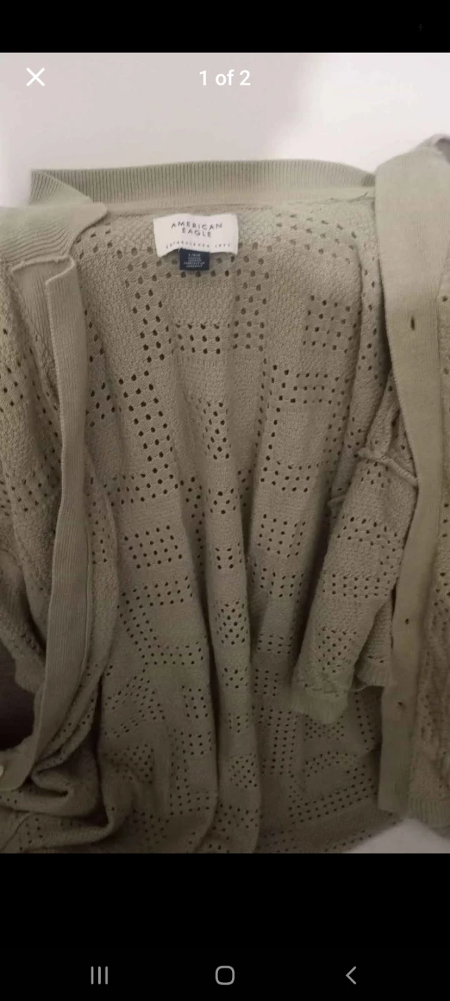 American Eagle Open Knit Cardigan
